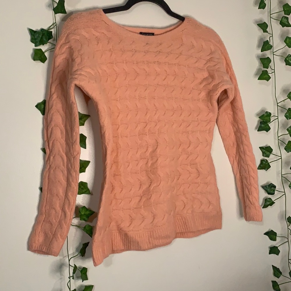 Coral sweater